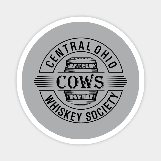 COWS Barrel logo black Magnet by COWS